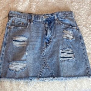 Aeropostale denim skirt size 6 (worn only a couple times)